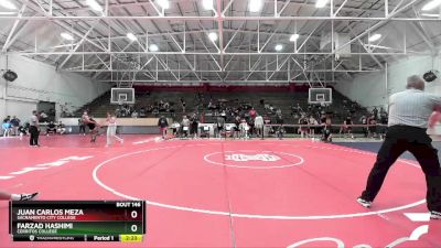 184 lbs Quarterfinal - Farzad Hashimi, Cerritos College vs Juan Carlos Meza, Sacramento City College