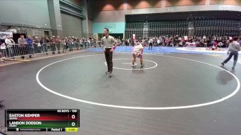 190 lbs Cons. Round 6 - Landon Dodson, Perry vs Easton Kemper, Burns