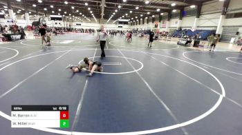 62 lbs Consolation - Madden Barron, BlackCat WC vs Wyatt Miller, Bear WC