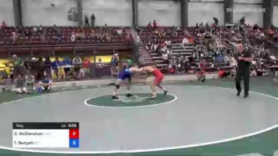 70 kg Consi Of 32 #2 - Gage McClenahan, Spartan Combat RTC vs Tyler Badgett, Pittsburgh Wrestling Club