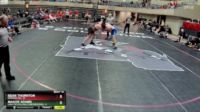 285 lbs Finals (8 Team) - Mason Adams, Lake Crystal/Welcome/Memorial vs Sean Thornton, Washington