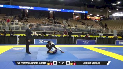 Jaden Khai Marshall vs Walker Adão Calixto Dos Santos F 2025 Pan Jiu Jitsu IBJJF Championship