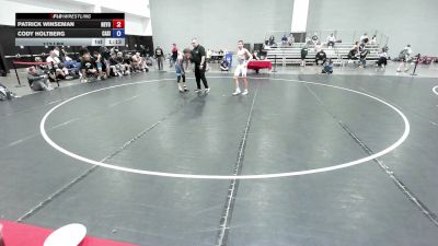 113 lbs Patrick Winseman, New York vs Cody Holtberg, California Silver