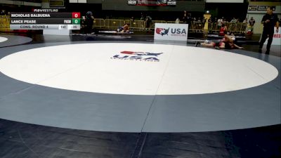 Cadet Boys Upper - 215 lbs Cons. Round 4 - Lance Pease, Poway High School Wrestling vs Nicholas Balbuena