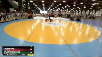 76 lbs Rd# 8- 12:30pm Saturday Final Pool - Caleb Tsikerdanos, Dynasty Deathrow vs Hayes Daniel, Cali Red