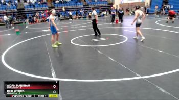 157 lbs Round 4 - Aidan Markham, Broken Bow vs Reid Weides, Kearney JV