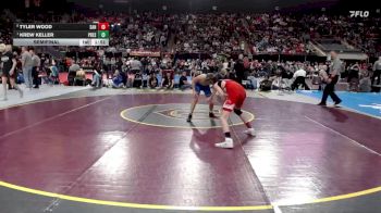 5A 106 lbs Semifinal - Krew Keller, Preston vs Tyler Wood, Sandpoint