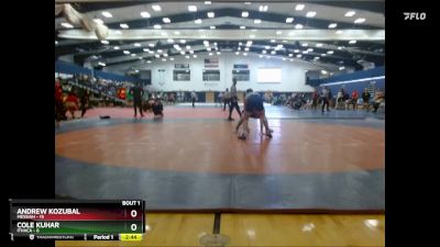 184 lbs Finals (2 Team) - Cole Kuhar, Ithaca vs Andrew Kozubal, Messiah