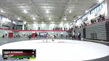 125 lbs Cons. Round 5 - Cole Hunt, Montevallo vs Mason Gutenberger, UMary