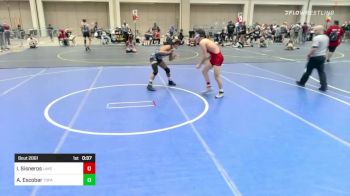 113 lbs Consolation - Isaiah Sisneros, Lakewood vs Adrian Escobar, Topanga Wrestling/Beat The Streets LA