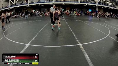 80 lbs Round 1 (4 Team) - Gus Engleman, Ragin Raisins Concord vs Jack Kahley, Junior Terps