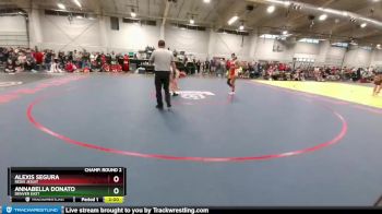 125 lbs Champ. Round 2 - Alexis Segura, Regis Jesuit vs ANNABELLA DONATO, Denver East