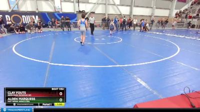 108 lbs Quarterfinal - Clay Fouts, Deer Park Ironman WC vs Alden Marquess, Mat Sense Wrestling