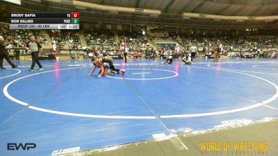 80 lbs Round Of 16 - Brody Bafia, Young Guns vs Bob Gillies, Pursuit