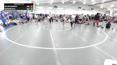 132 lbs Consi Of 4 - Dylan Newman, Lumberyard Wrestling-HS vs Edward Vitu, Rogue Wrestling Club-HS