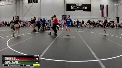 120 lbs Round 2 (8 Team) - Cory Bardua, Prime Wrestling Gold vs Boone Henry, South Side WC Blue