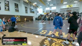 77 lbs Round 3 - Rhett Goolsbey, Powell Middle School vs Santiago Piplica, Riverton Middle School