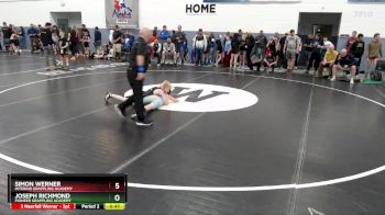 87 lbs Quarterfinal - Simon Werner, Interior Grappling Academy vs Joseph Richmond, Pioneer Grappling Academy