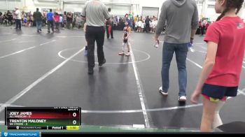 48 lbs Finals (2 Team) - Joey James, All American vs Trenton Maloney, WV Xtreme