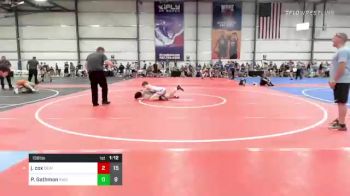 138 lbs Rr Rnd 1 - Jeremy Cox, Death Squad vs Patrick Gathman, Ragin Raisins Fredonia