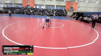 149 lbs 5th Place Match - Shane Strausser, Elizabethtown vs Christian Paredes, Cortland State