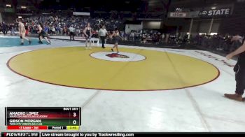 126 lbs Cons. Round 2 - Gibson Morgan, Twin City Wrestling Club vs Amadeo Lopez, Whatcom Wrestling Academy
