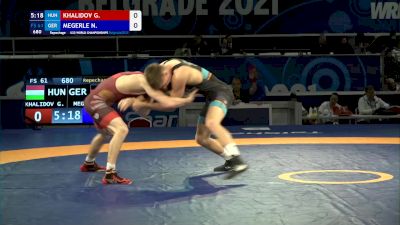 61 kg Repechage #3 - Gamzatgadzhi Khalidov, Hun vs Nico Megerle, Ger