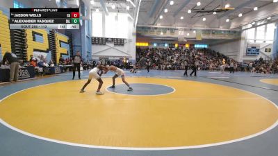 113 lbs Cons. Round 3 - Jaedon Wells, Caravel Academy vs Alexander Vasquez, Salesianum