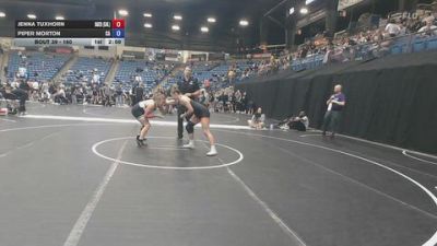 160 lbs Champ. Round 1 - Jenna Tuxhorn, Baker University vs Piper Morton, Carl Albert