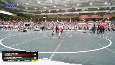 52 lbs Cons. Round 4 - James Kaighin, Tonganoxie vs Keagan Cersovsky, The Best Wrestler