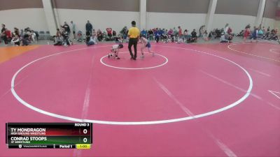 81-83 lbs Round 3 - Ty Mondragon, High Ground Wrestling vs Conrad Stoops, 3F Wrestling