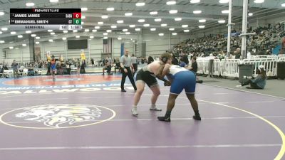 4 - 285 lbs Semifinal - James James, Salem (Salem) vs Emmanuel Smith, Courtland