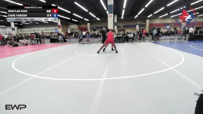 165 lbs 3rd Place - Braylan King, Northside Amarillo Wrestling Club vs Cade Yarosh, 3F Wrestling