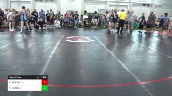 140-S lbs Semifinal - Kaiden Proctor, WV vs Noah Karns, OH