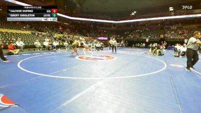 170 Class 2 lbs Champ. Round 1 - Calyese Dupree, Nixa vs Emery Singleton, Lafayette (Wildwood)