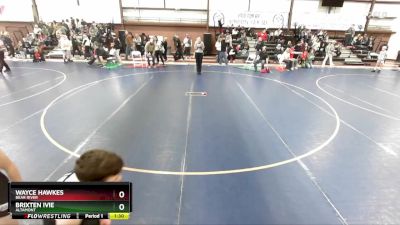 90 lbs Champ. Round 1 - Brixten Ivie, Altamont vs Wayce Hawkes, Bear River