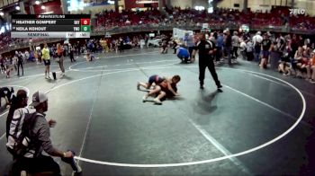 95 lbs Semifinal - Keila Kohout, York Wrestling Club vs Heather Gompert, Mitchell Wrestling Club