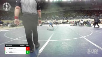 5A-106 lbs Cons. Semi - Carter Harris, HERITAGE HALL vs Jack Madden, SAPULPA