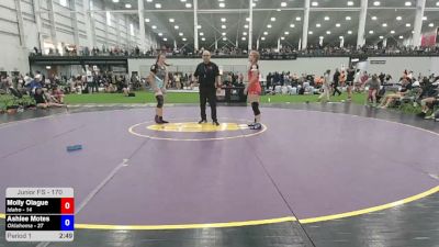 170 lbs Molly Olague, Idaho vs Ashlee Motes, Oklahoma