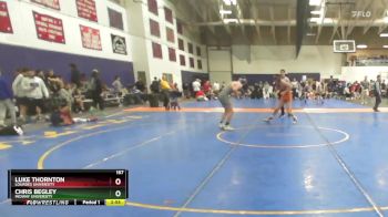 157 lbs Cons. Round 1 - Chris Begley, Midway University vs Luke Thornton, Lourdes University