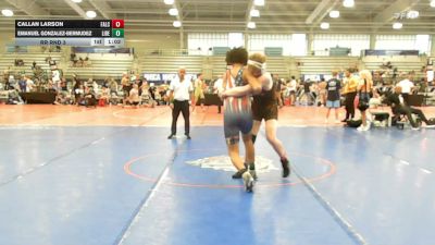 152 lbs Rr Rnd 3 - Callan Larson, Falcons Wrestling Club - HSB vs Emanuel Gonzalez-Bermudez, Liberty High School - HSB
