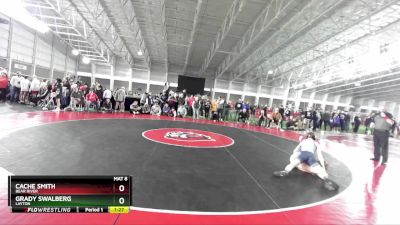 98 lbs Quarterfinal - Grady Swalberg, Layton vs Cache Smith, Bear River