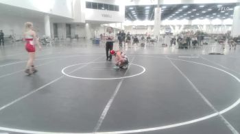 123 lbs Consi Of 4 - Tinley Anderson, Nyssa Mat Club vs Natalie Gregory, No Team