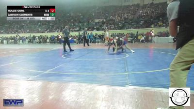 118 lbs Round Of 64 - Hollis Gore, El Reno vs Lawson Clements, Norman North