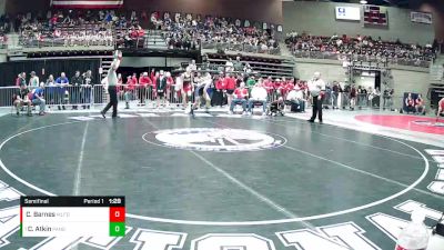 1A 138 lbs Semifinal - Cameron Atkin, Panguitch vs Colton Barnes, Milford