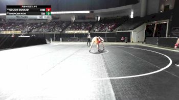 174 lbs 7th Place - Colton Schaad, Jamestown vs Spencer Kon, Tennessee