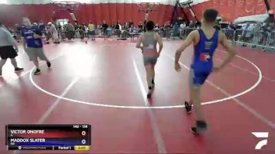136 lbs Champ. Round 1 - Victor Onofre, IL vs Maddox Slater, ND