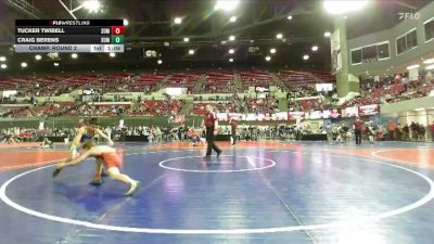 86 lbs Champ. Round 2 - Tucker Twibell, Touch Of Gold Wrestling Club vs Craig Berens, Shepherd Wrestling Club