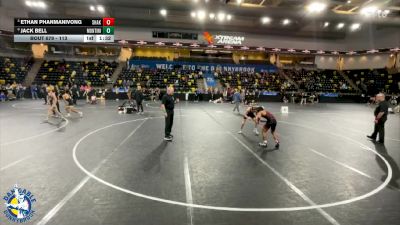 113 lbs Quarterfinal - Ethan Phanmanivong, Shakopee vs Jack Bell, Lombard (Montini)