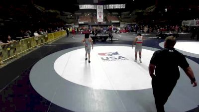 138 lbs 3rd Place Match - Kobe Negrete, Wright Wrestling Academy vs Jose Limones, Daniel Cormier Wrestling Club